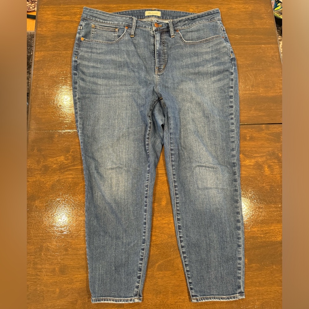 EUC Madewell High rise Skinny Crop 18W